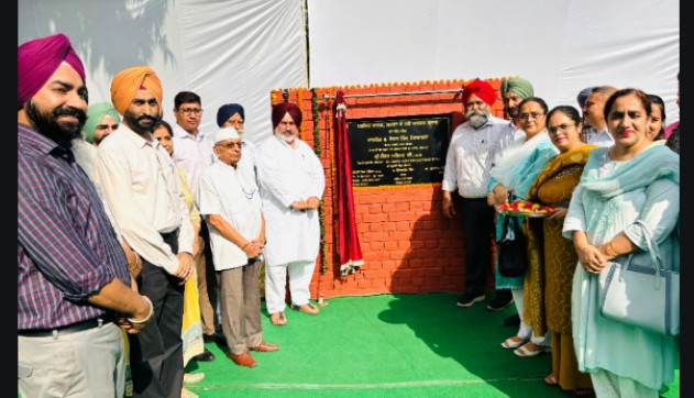 Chetan Singh Jaudamajra laid the foundation stone of the new arts block in the public college